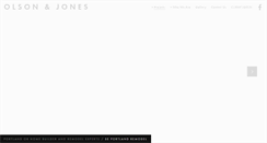Desktop Screenshot of olsonandjones.com